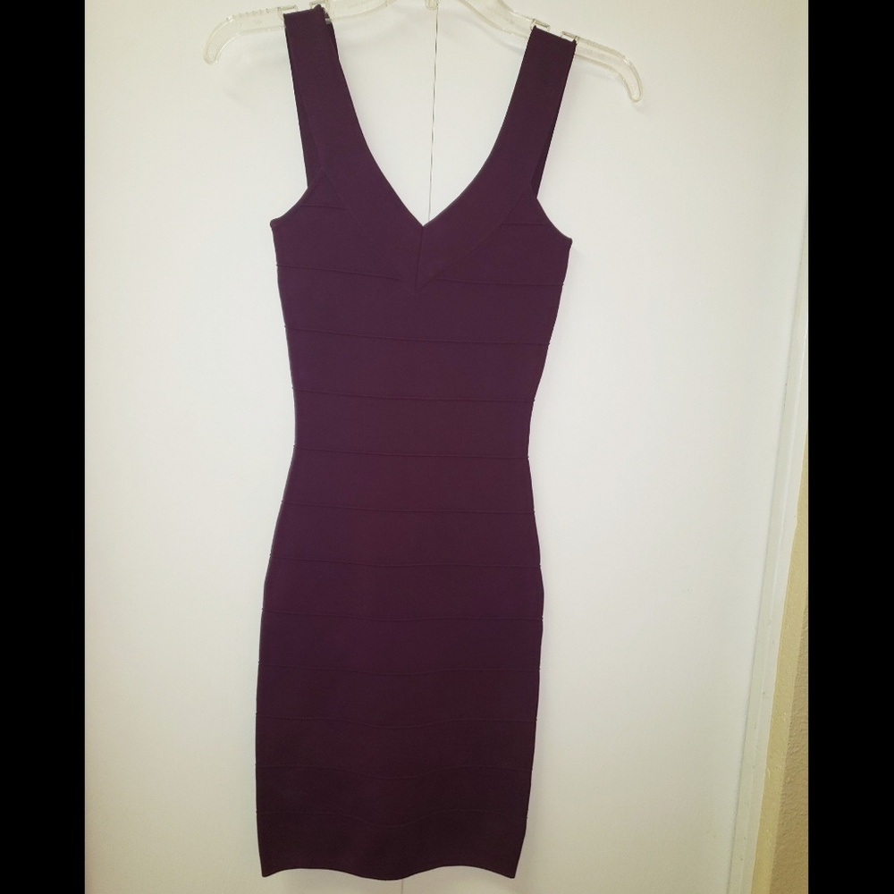 Guess by M Dress in eggplant purple.